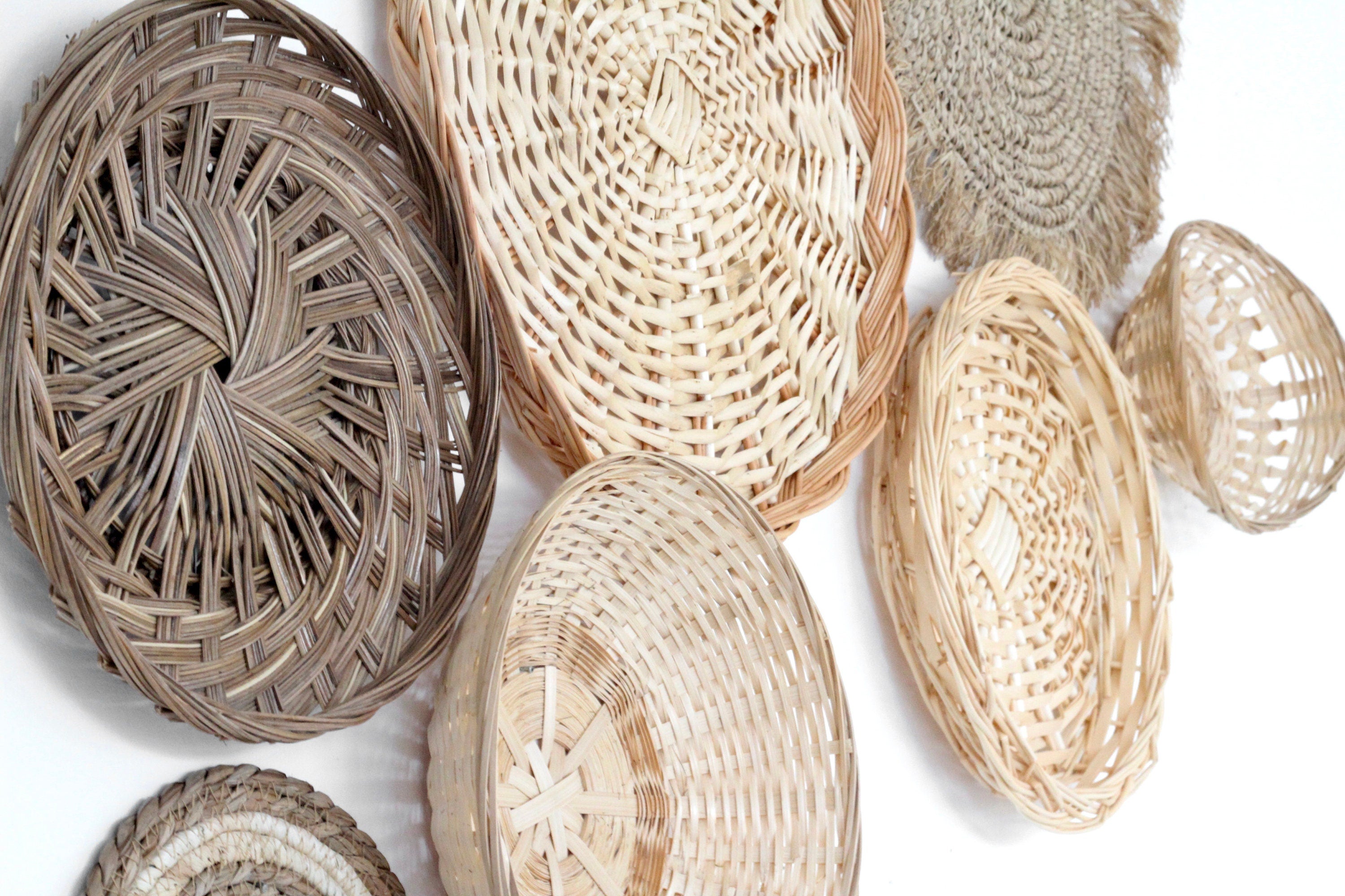 Boho Desert Mix Curated Wall Baskets Variety Set