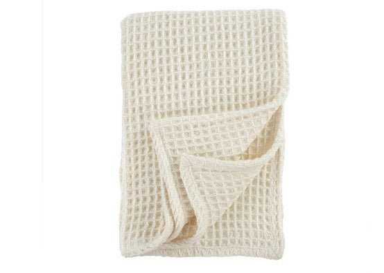 Off White Neutral Decor Boho Honeycomb Throw Blanket
