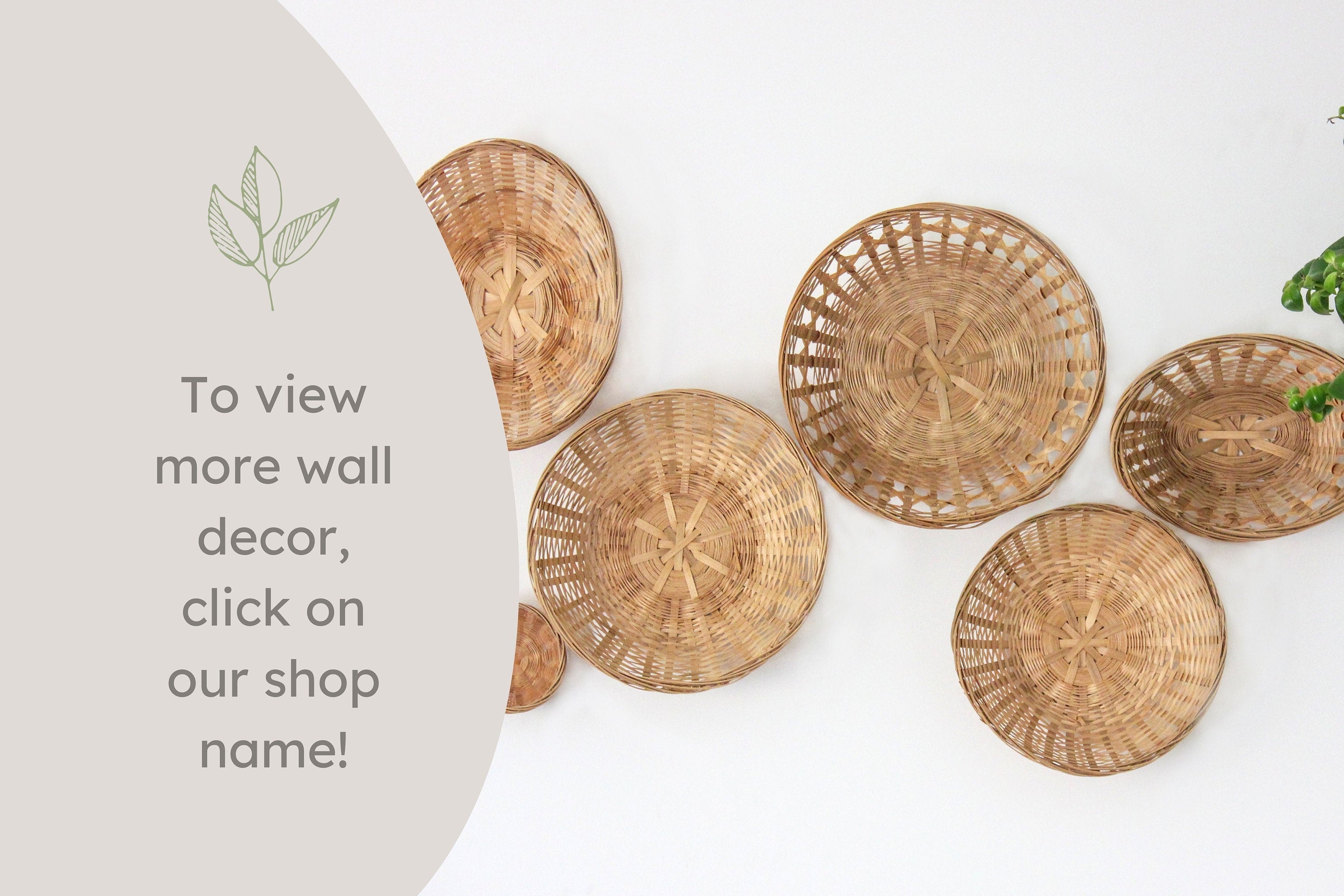 Global Mix Curated Wall Baskets Variety Set