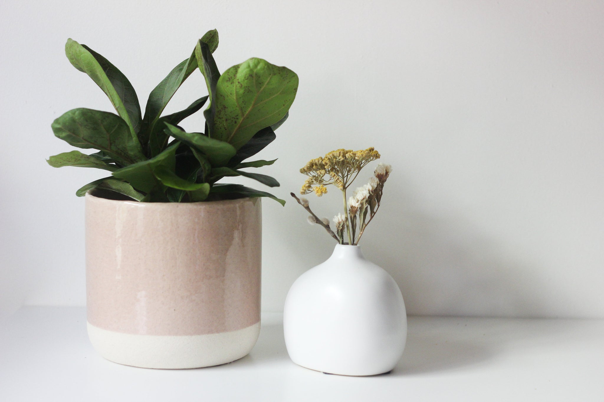 blush pink plant pot Blush Pink and Natural Ceramic Planter Pot with Crackle Glaze – SPROUT & ABOUT