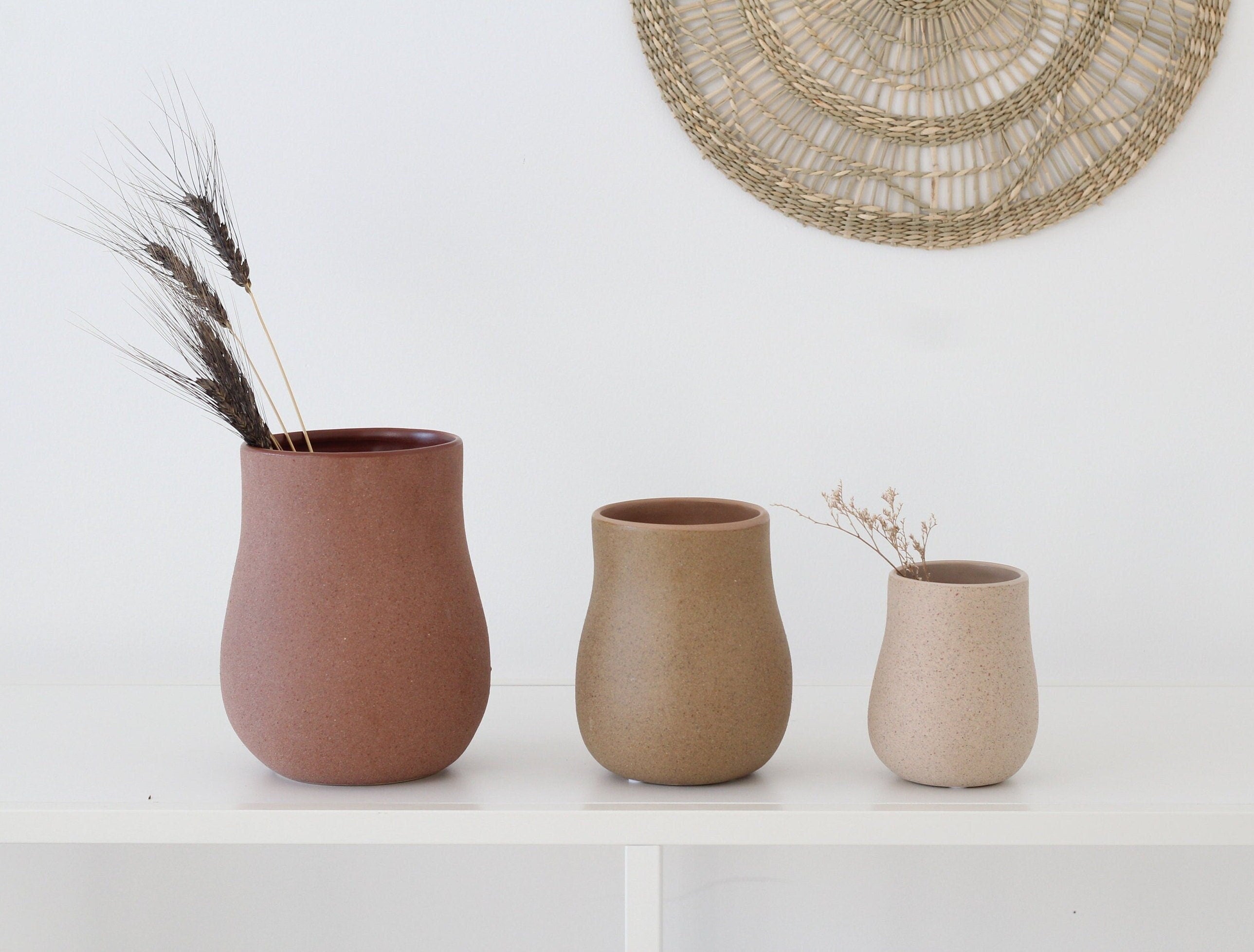 Earth Tone Handcrafted Vase