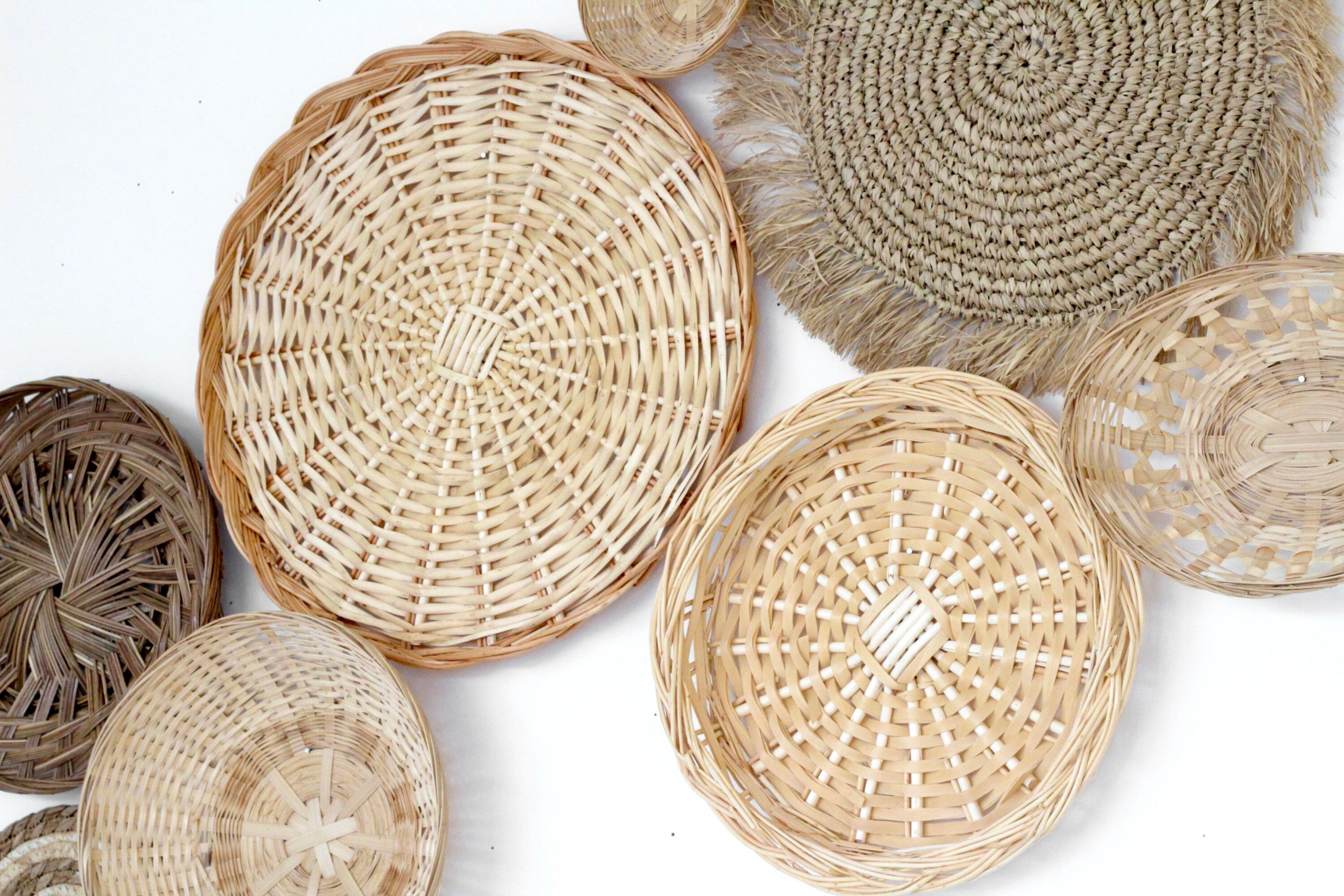 Boho Desert Mix Curated Wall Baskets Variety Set