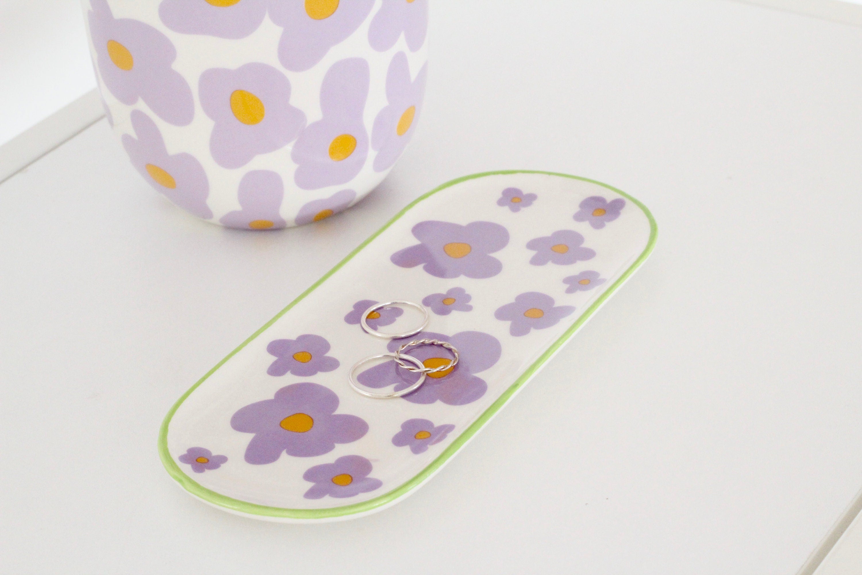 Flower Power Trinket Tray And Planter