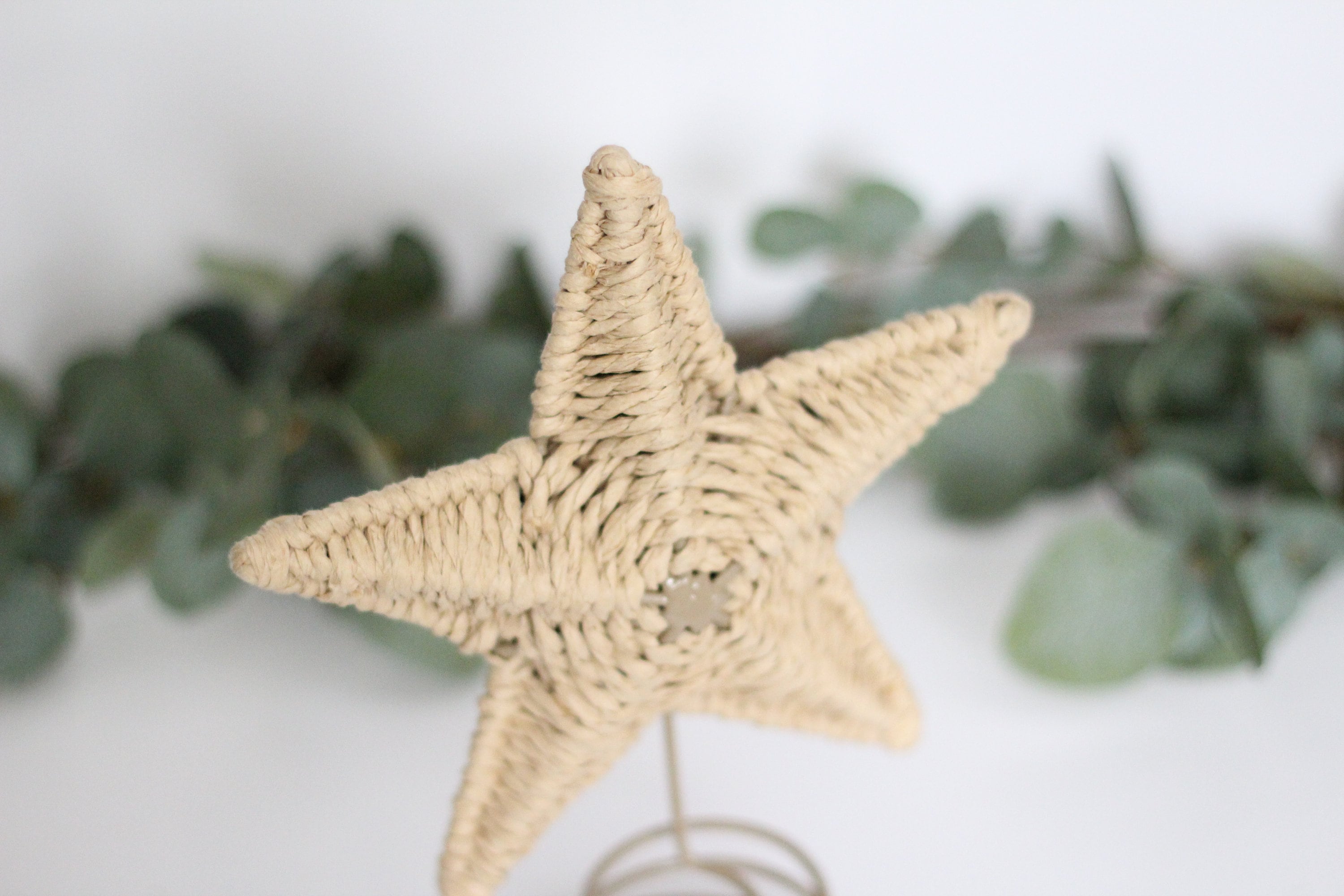 Woven Star Christmas Tree Topper