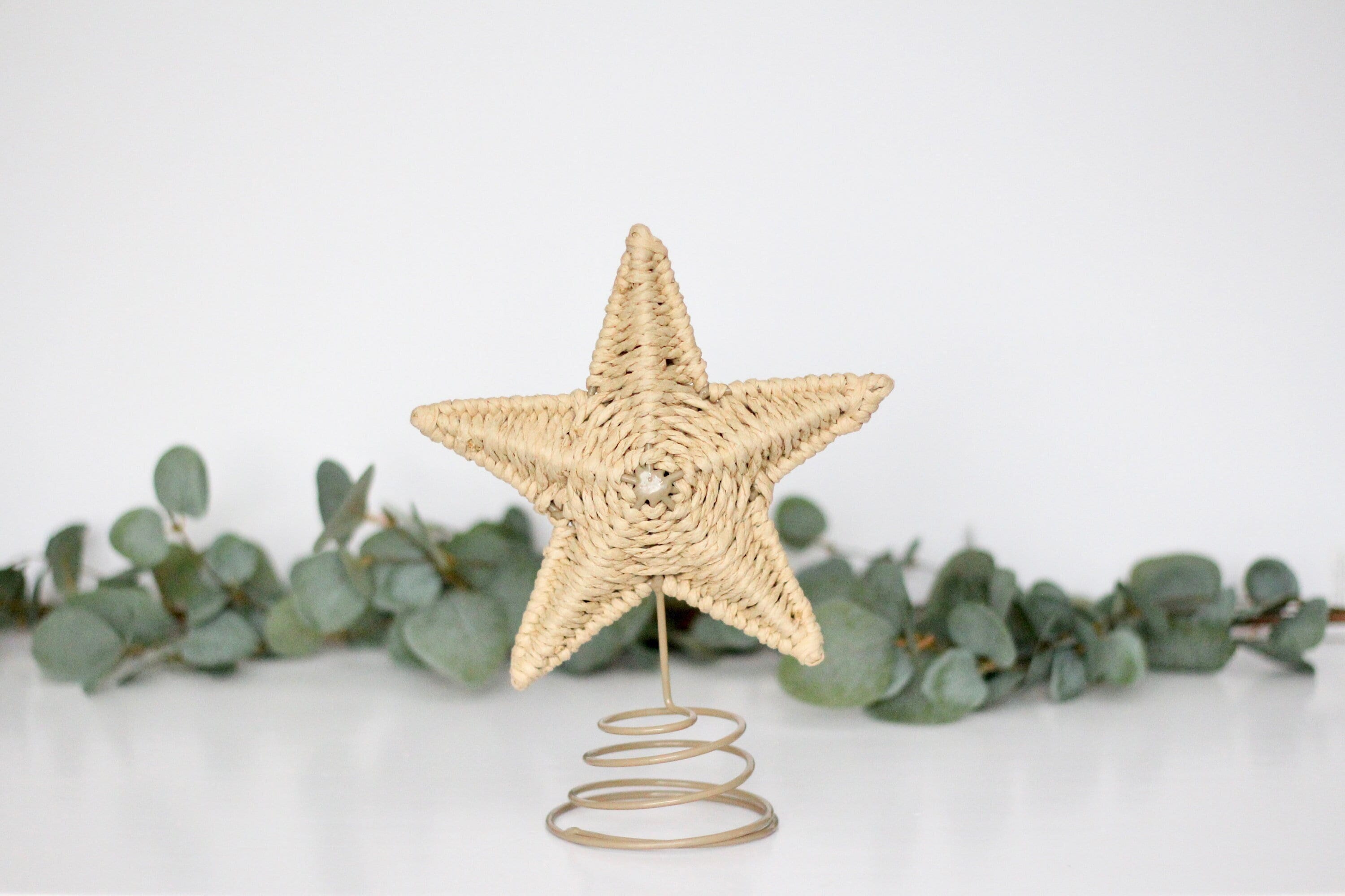 Woven Star Christmas Tree Topper