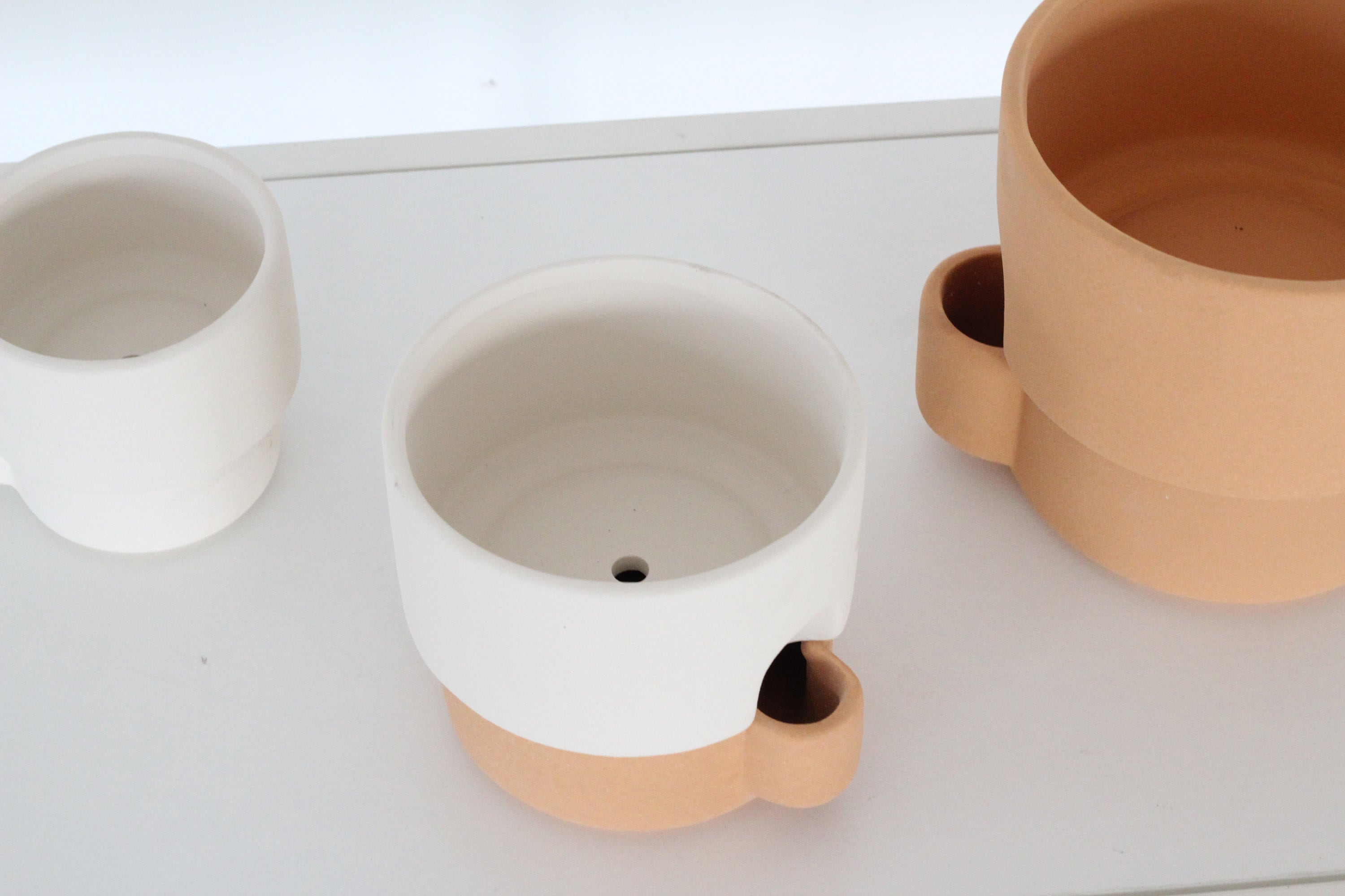 Self Watering Terracotta Two-Toned Planter